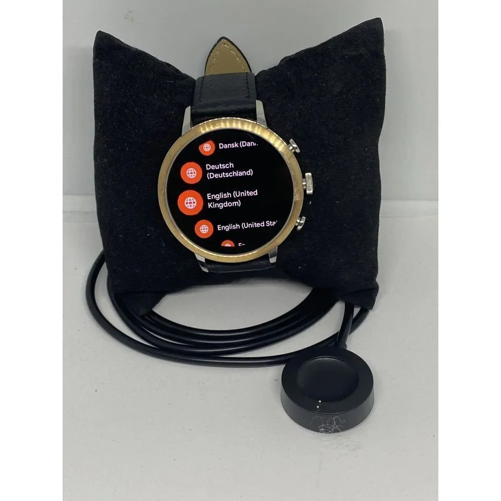 Fossil Gen 4 Authentic Digital Dial Smart Watch Custom Band FTW6016 AB159